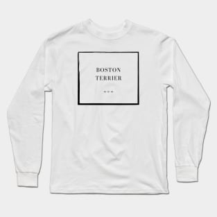 Boston Terrier Mom Long Sleeve T-Shirt